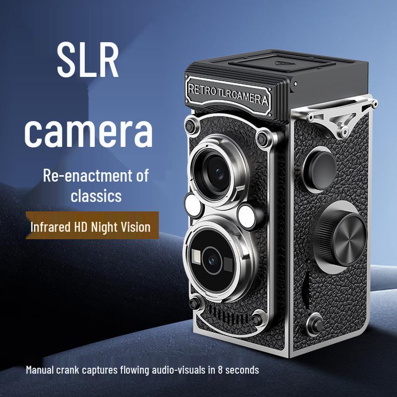 Vintage Hand-Crank Student Vlog Camera