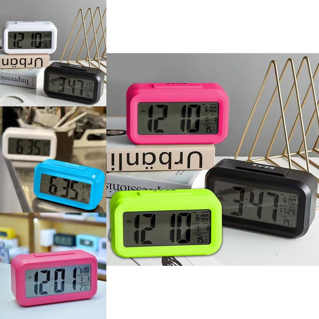 Digital Kids Alarm Clock With Led Display And Calendar For Home And School Use