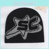 Hip-hop Knitted Hat For Autumn Winter Warm Windproof Outdoor Couple Beanie