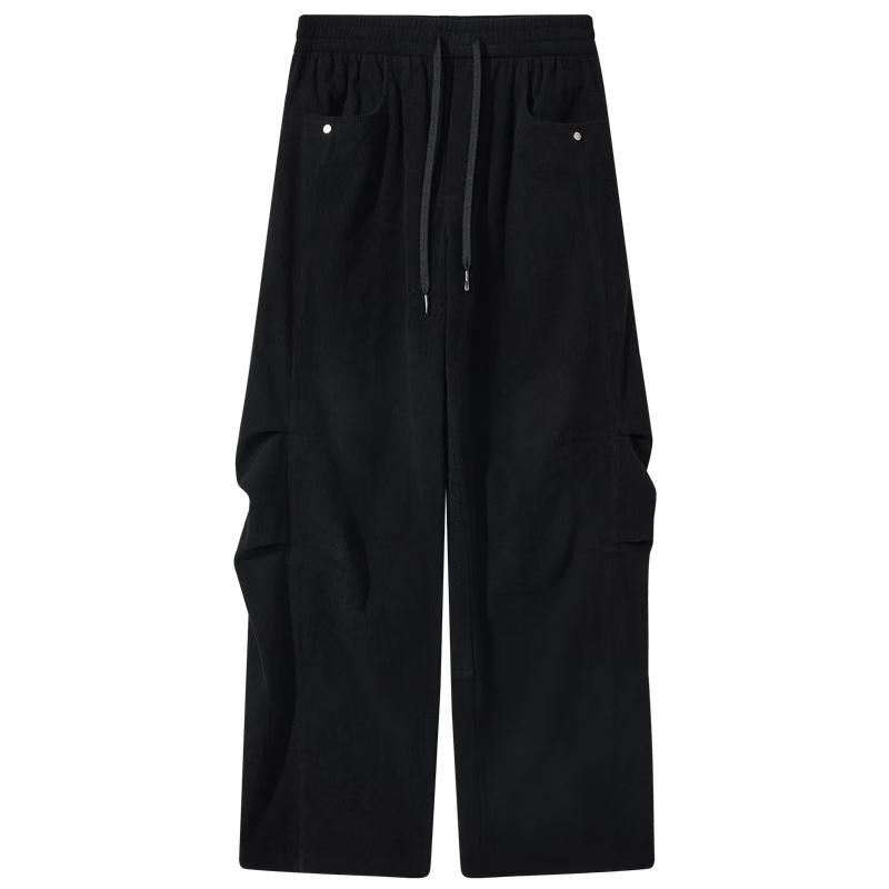 

CABBEEN Men s Coarse Corduroy Paratrooper Knit Pants XL