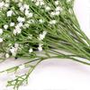 Artificial Gypsophila 12Pc White Silk Flower for Wedding, Party, Bride, Office Decor