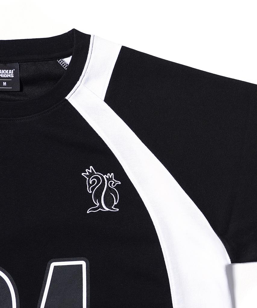 GAKKAI UNIONS Emblem Raglan Short Sleeve T-Shirt Black