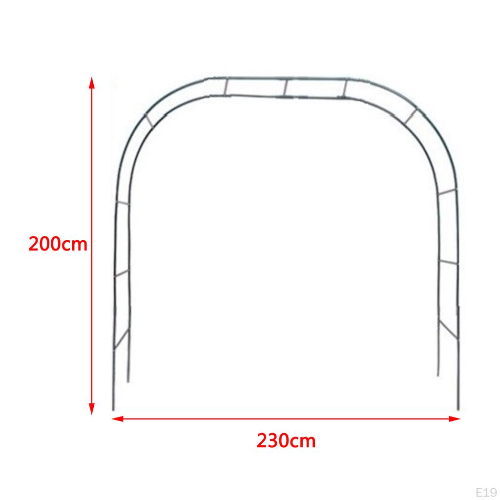 Decoratieve Buiten Tuinboog Metaal Bruiloft Gazebo Gazon Achtertuin Trellis voor Diverse