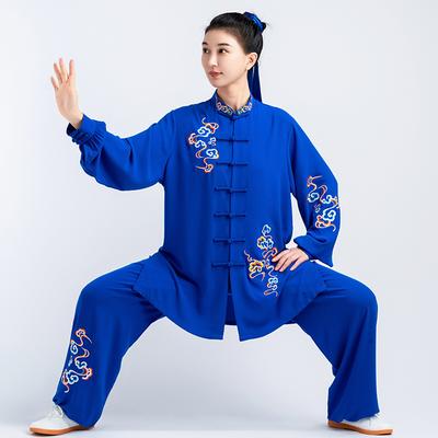 Tai Chi Kleidung Weibliche Leistung Tai Chi Praxis Kleidung Frühling Chinesischen Stil Tang Anzug Stickerei