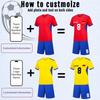 DIY Custom Adult And Children Three-piece Football Uniforms