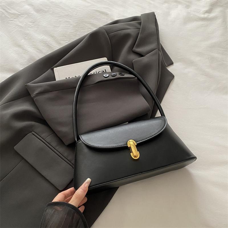 

High-end fashion spring and summer retro armpit bag women s bag new trendy and popular versatile single shoulder small square bag