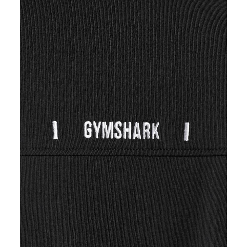 Gymshark Tricou cu imprimeu pătrat ResT Day Essentials, negru, A2b5s, Bb2j