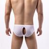 Men's  Solid Stripe Boxer Pants Men Underwear Underpants Breathable Soft Panties