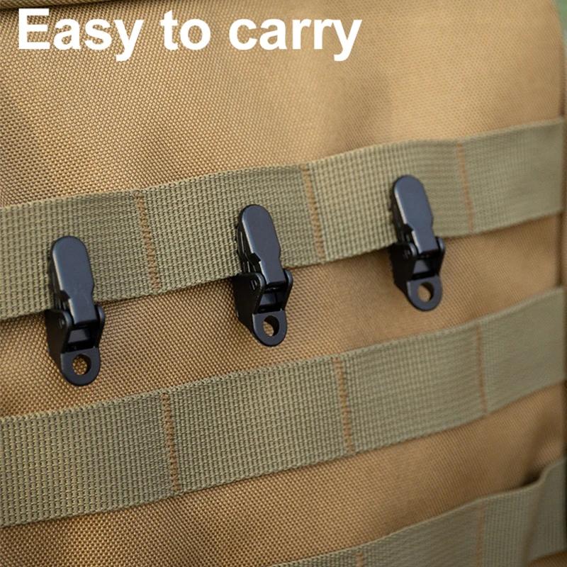 10/50/100pcs Sturdy Tent Clips Outdoor Tarpaulin Clips Anti-wind Fixed Camping Tent Hook Crocodile Clamp Clip for Outdoor Campin