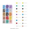 4mm Round Head Quilting Pins With Storage Case 200/500/900Pcs Colorful Sewing Positioning Pins For Dressmaking Quilting 3XUF