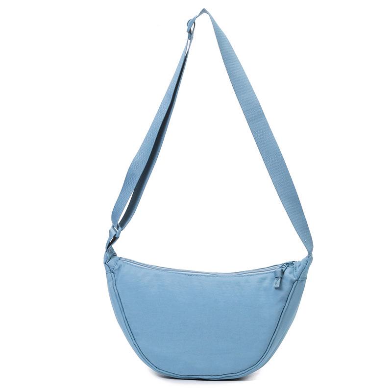 Damen Nylon Crossbody Dumpling Bag - Stilvolle Umhängetasche für Studentinnen