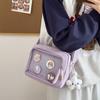 New Cute Mini Ita Shoulder Bag Sweet Girls Transparent Comic Bag Phone Small Crossbody Bag DIY Display Doll Badge Handbag Purses