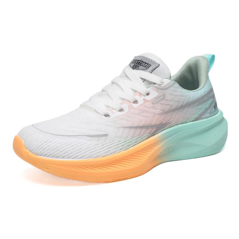 Running Shoes Men's Shoes Professional Ultra-light Breathable Student Mesh Running Shoes Soft Sole Men's Shock-absorbing Sports Shoes Spring Ligh