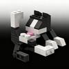 Non-Toxic Moc City Cat Animal Series Building Blocks Kids Educational Toys Creative Diy Gift For Birthday