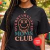 Overstimulated Moms Club Shirt Funny Mom Life Tee Mama Burnout Humor Shirt Trendy Motherhood Gift For Mom Casual Graphic Tee Comfort Colors