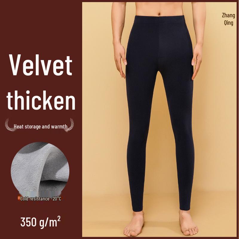 

2025 Мужские и женские теплые флисовые леггинсы с высокой посадкой для йоги и термобелье XXX-Large