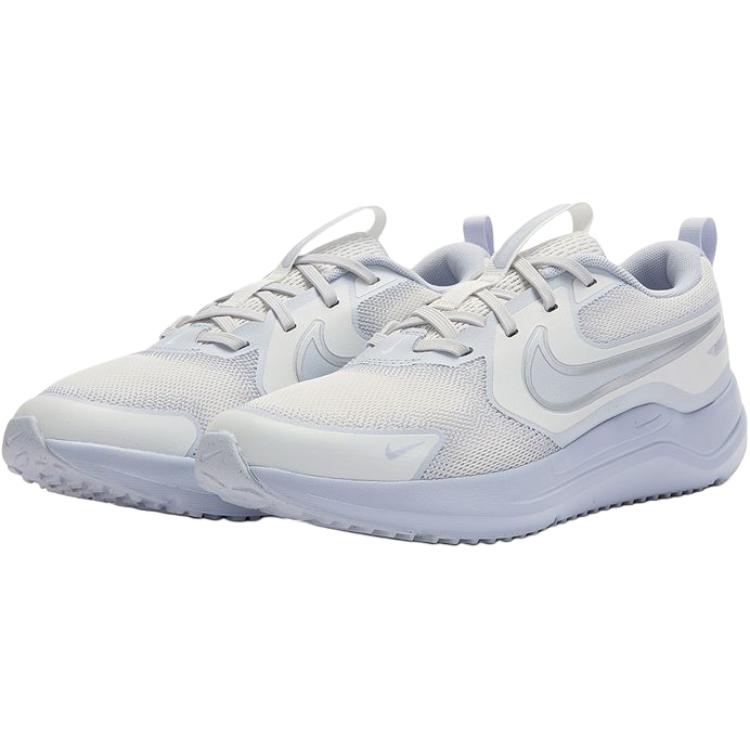 New Nike Cosmic Runner Low top Running Shoes White Blue Kids' HM4402-010