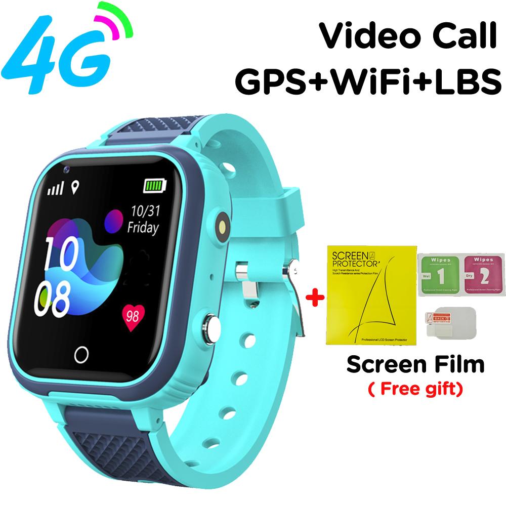 4G Kids Smart Watch GPS Tracker Video Call SOS Emergency Alert, Real-Time Location Monitor Child Safety Smartphone Watch Gifts
