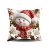 Detachable Soft Christmas Pillow Covers 45x45cm Christmas Themed Pillow Case  Sofa House Room