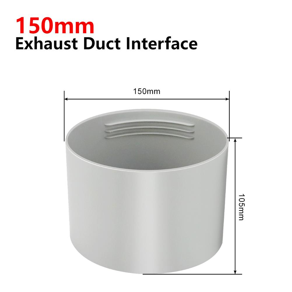 1.5/2M Portable Flexible Conditioner Exhaust Hose Tube 13/15cm Exhaust Pipe Hose Connector Interface for Mobile Air Conditioning Air Filters 7