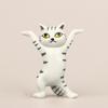 Cute Cats Pen Holder Funny Cat Doll Ornaments Plastic Crafts Earphone Support Room Office Desk Home Decoration Accessories