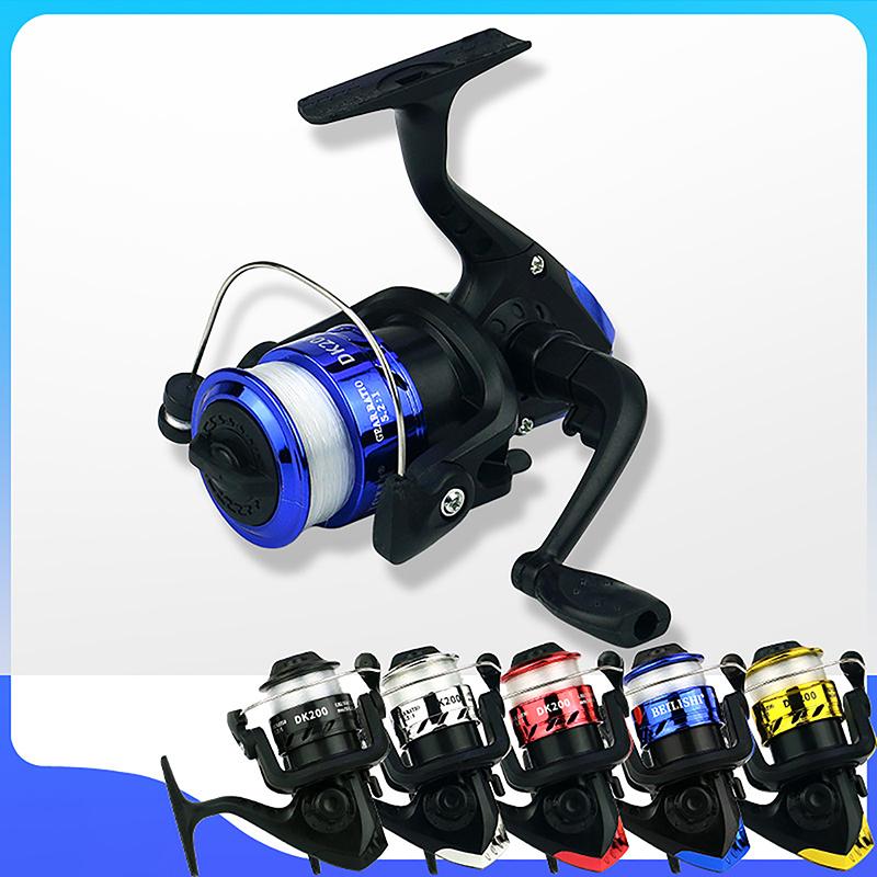 Folding Spinning Fishing Reel With 100M Fishing Line 5.1:1 Gear Ratio Portable Ultralight Fishing Reel