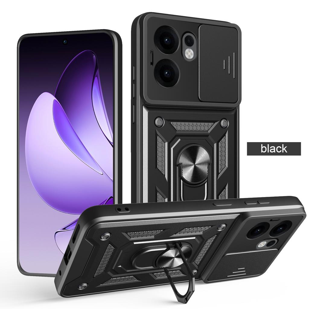 Military Armor Case For OPPO Reno13 F FS Cover For Reno 13 Pro 13F 13FS Cover With Ring Stand Holder Coque Fundas