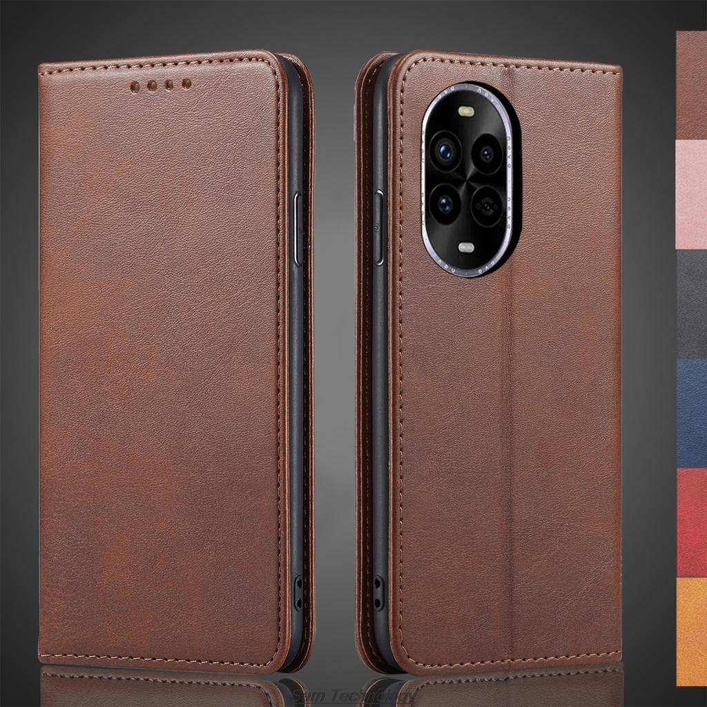 Magnetic Attraction Leather Case for Huawei Nova 13 Pro 6.76" MIS-AL00 Holster Flip Cover Case Wallet Bags Capa Fundas Coque