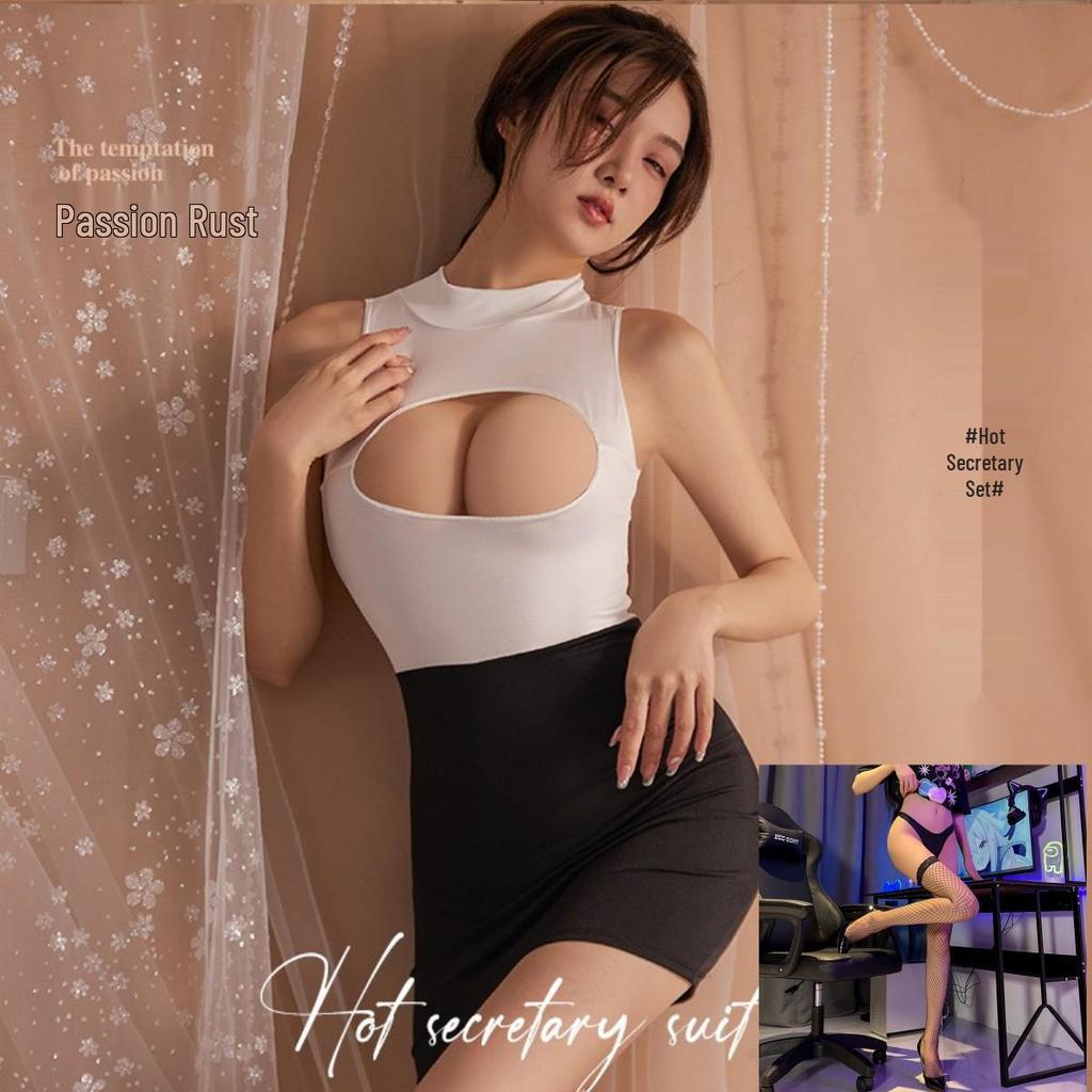 Night Fire Sexy Secretary & Teacher Role-Play Lingerie Set