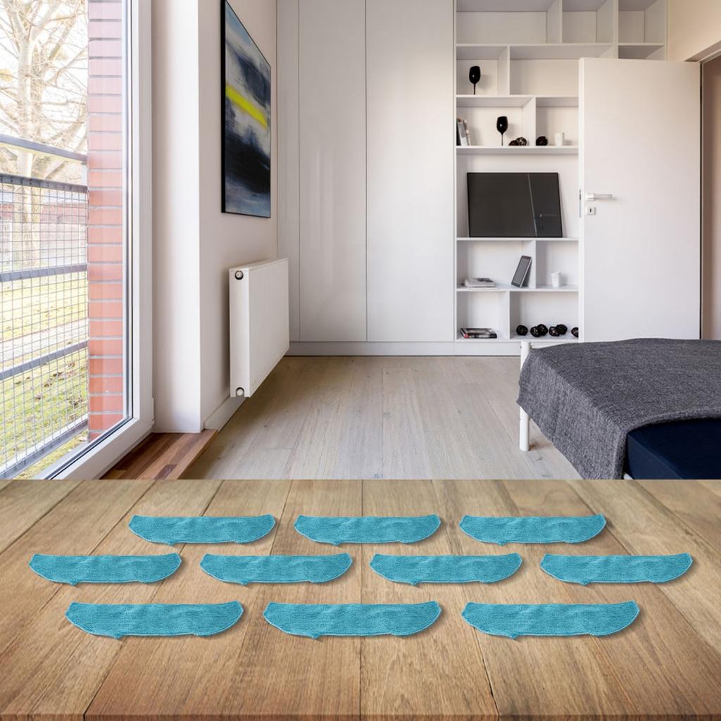 Replacement Mop Cloths for SmartAI S8 Pro For Redroad R10 10 Piece Set