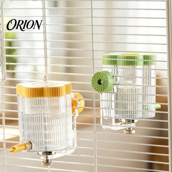Budgie Water Bottle Automatic Bird Dispenser for Cage, Inside Outside Cage Mount Magnetic Parrot Space-saving Waterer Feeder, Transparent Cockatiel
