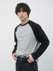 Gijunmaen Button Open Raglan Tee Black