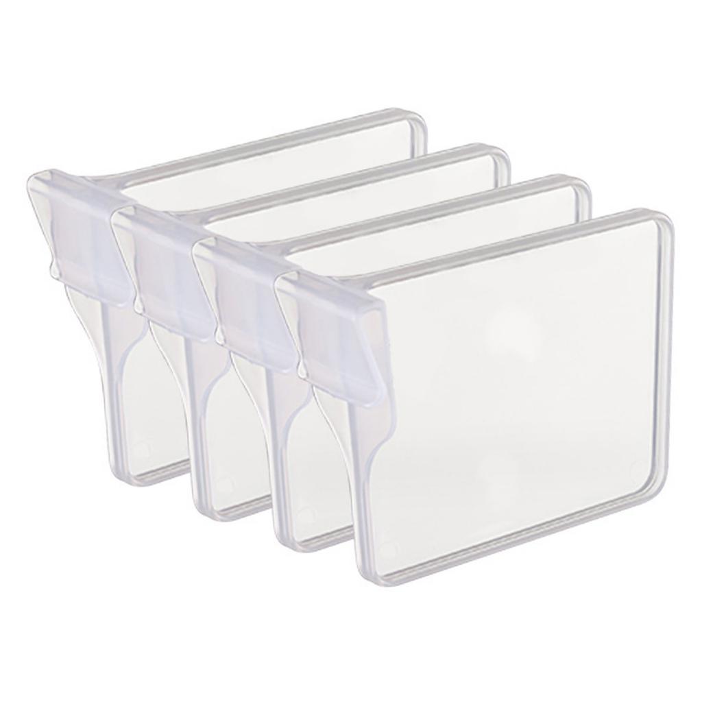 4Pcs Retractable Refrigerator Divider Clip Extendable Fridge Separator