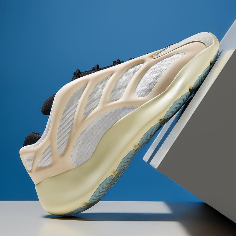 Coconut shoes spring, new casual dad shoes v special-shaped luminous casual sports shoes