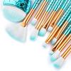 11 Mermaid Makeup Brush Set Gradual Change Fishtail Makeup, Makeup Tool Set