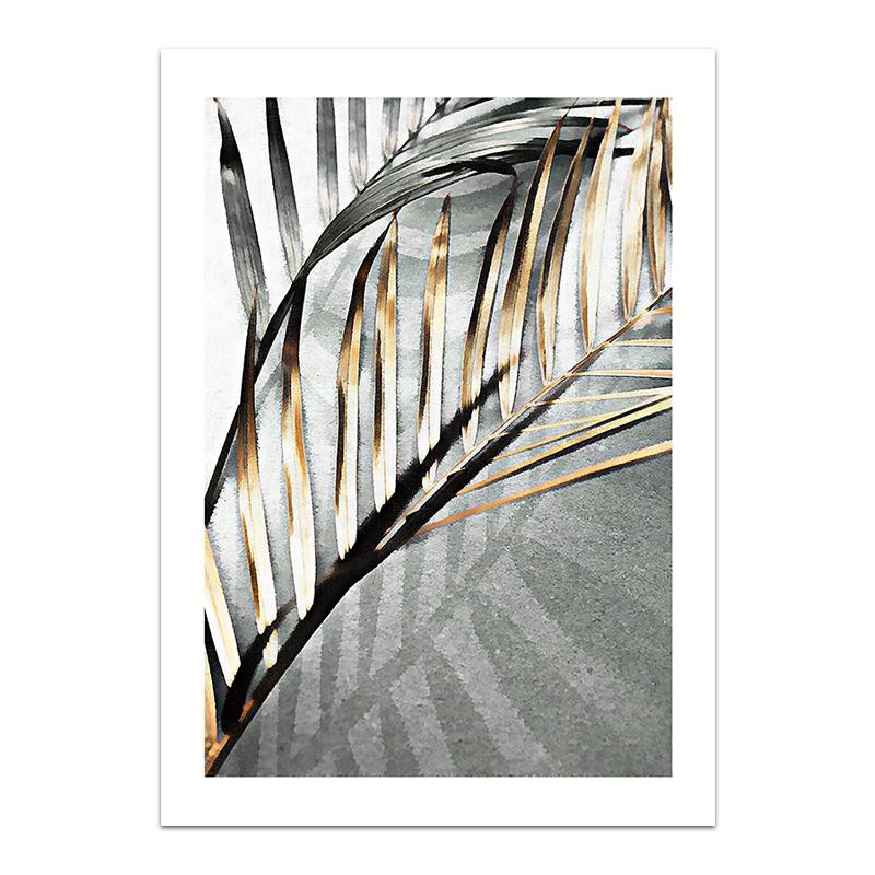 Palm Leaves Plant Art Canvas Painting Aloe Botanical Posters and Prints Modular Wall Pictures for Living Room Home Decoration