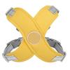 Dog Harness Leash Reflective Soft Padded Adjustable Choking Prevention Pet Vest Leash for Walking Training Yellow S