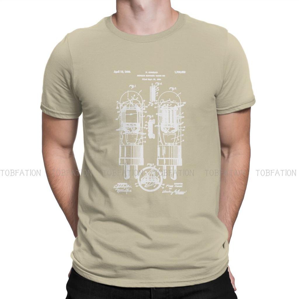 Patent 1924 O Neck Tshirt Vacuum Tube Fabric Original T Shirt Unisexs Tops Big Sale