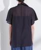 Nano Universe Poncho Design Size F Women's Shirt, 111, Large, Blue, 669-5121311