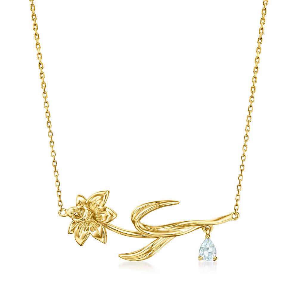 Hot-Selling December Flower Necklace Birth Flower Necklace Flower Vacuum Color Retention