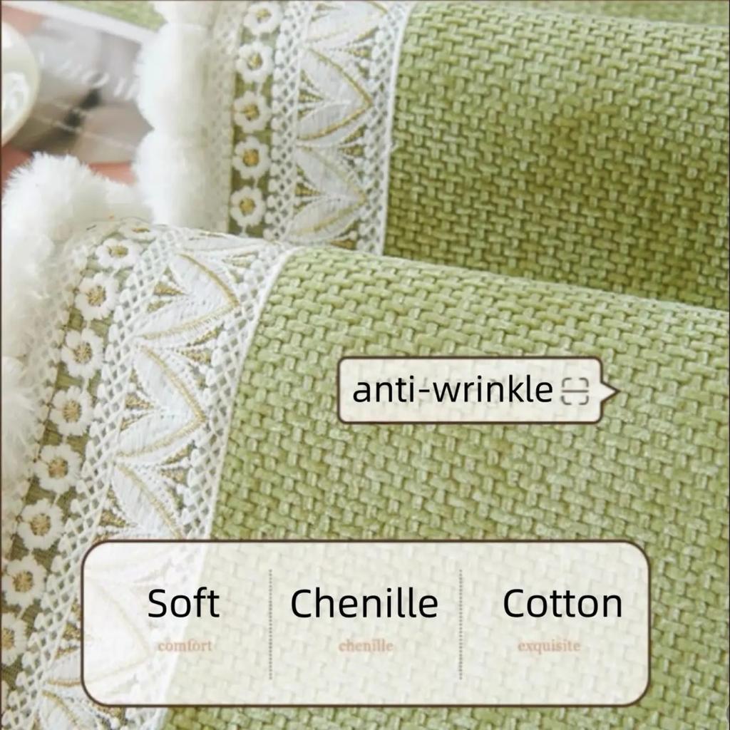 Luxury Chenille Sofa Covers Anti-slip Sofa Protectors for 1/2/3/4 Seaters Sofa Towel Slipcover Sofa Blanket Pets Kid Mat