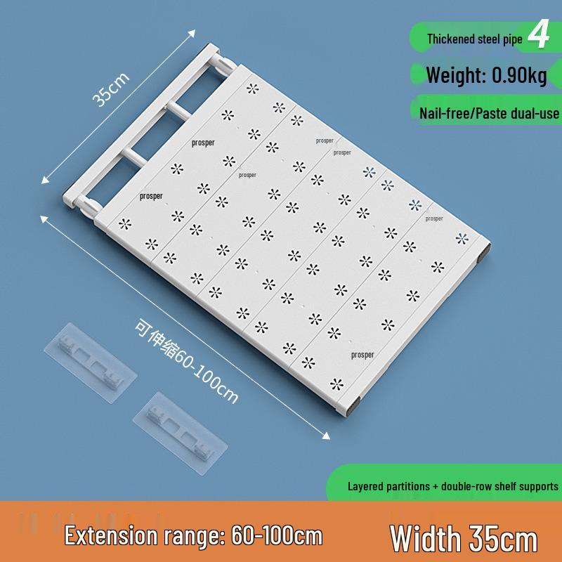 Wardrobe Storage Dividers: Layered Closet Shelves & Shoe Rack Organizer