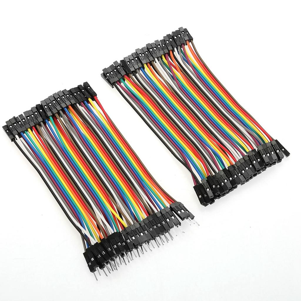Wire Kit, 3 Pieces Colorful 10cm, Breadboard   Cables, Breadboard   Wire Kit, with 40 Pins M to FCelsius40