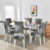 Stretchy Patterned Dining Room Chair Covers Set of 1 ,Washable Dining Chair Covers ,Great Decor for Home Hotel Party Banquet