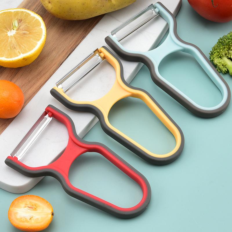 Stainless Steel Peeler Blade Vegetable & Fruit Peeler for Kitchen, Ergonomic Non-Slip Handle