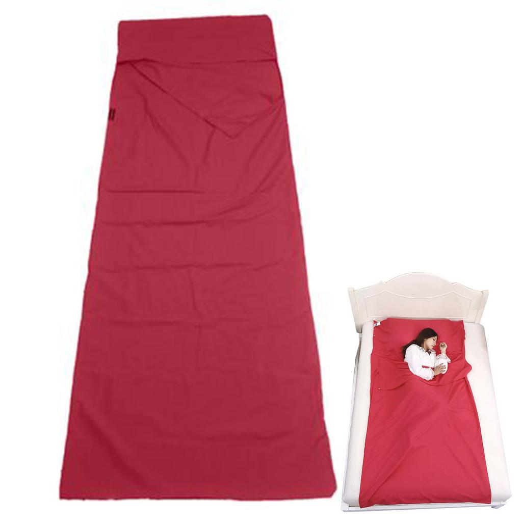 Hedvábná vložka do spacáku Ultralehká venkovní vložka do spacáku Cestovní jednolůžková vložka do spacáku s povlakem na polštář pro backpacking