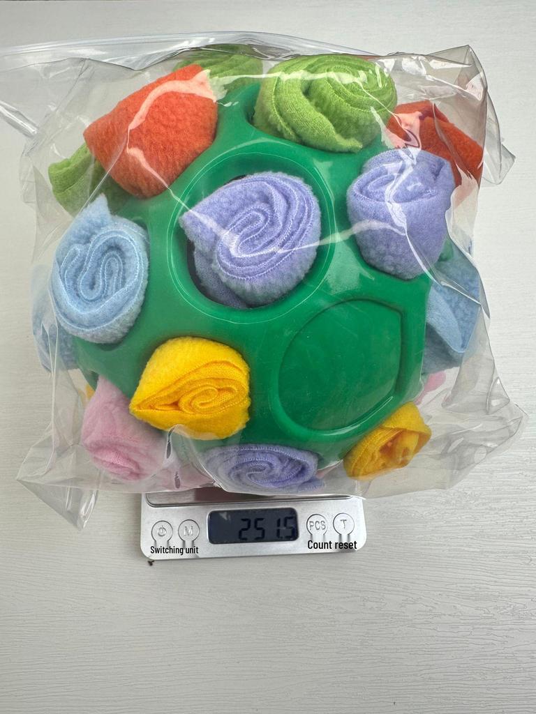 Enhanced Bite-Resistant Pet Snuffle Ball Puzzle Toy