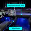 Center Console Dashboard Neon Light Tubes For Tesla Model 3 Y 2021 2022 RGB Interior Ambient LED Strip Lights App Controller