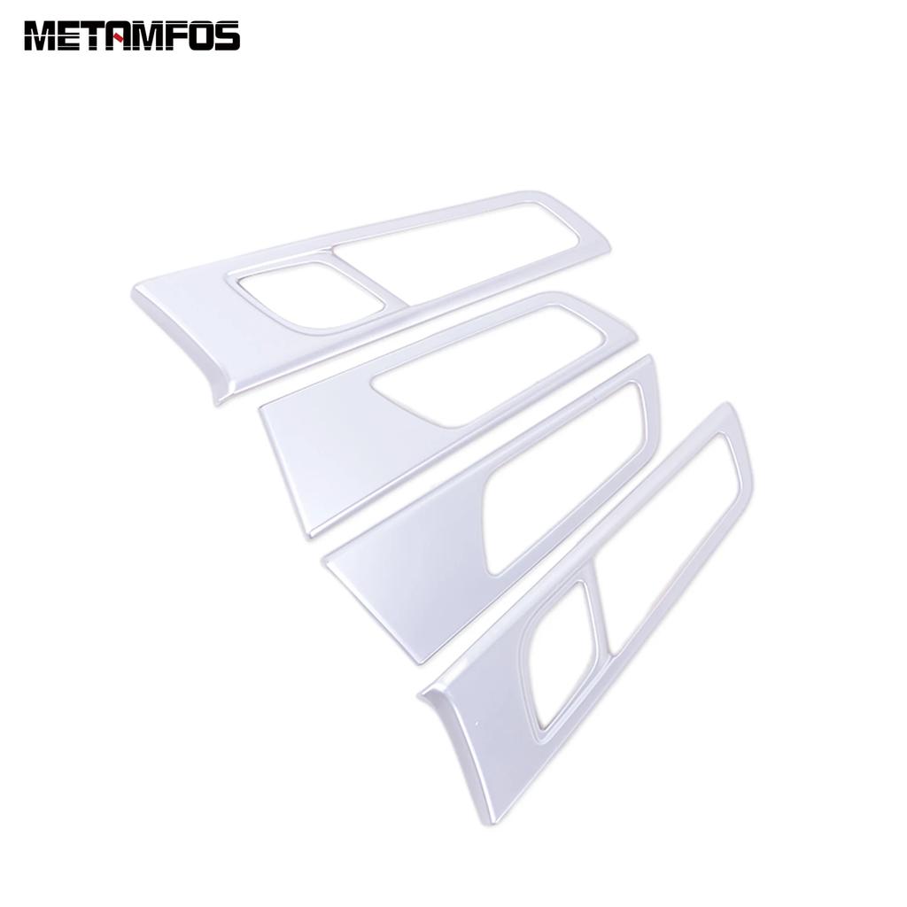 Interior Door Handle Bowl Panel Cover Trim For Hyundai Tucson 2015 2016 2017 2018   Carbon Fiber Accessories Car Styling