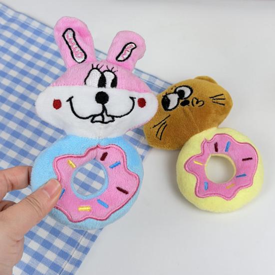 Squeaky Dog Chew Toy for Small Medium Large Dogs Soft Stuffed Cartoon